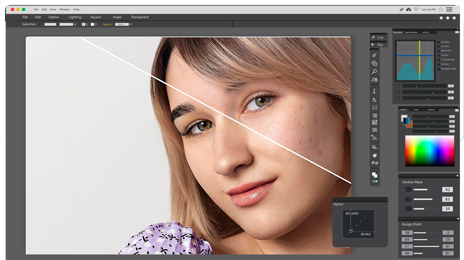 Image Retouching Zone